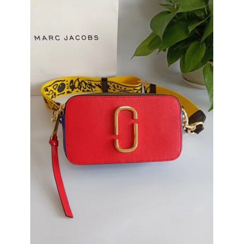 Kabelka přes rameno MARC JACOBS Snapshot ze safínové kůže 23784