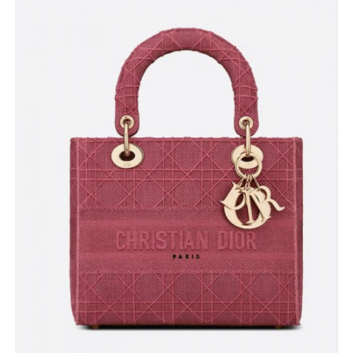 STŘEDNÍ DÁMSKÁ TAŠKA D-LITE s výšivkou Mallow Rose Cannage M0565OREY