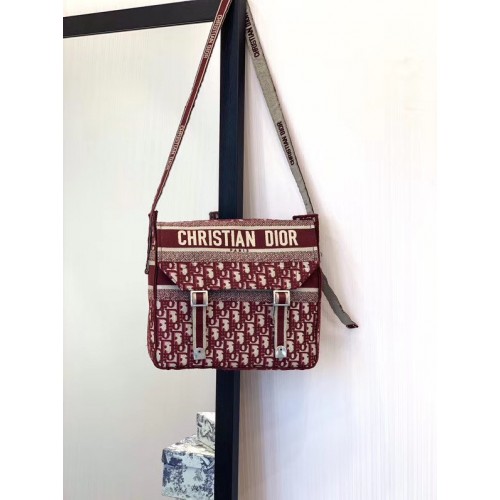 MESSENGER TAS DIOR OBLIQUE DIORCAMP M1291VRIS Bordeaux