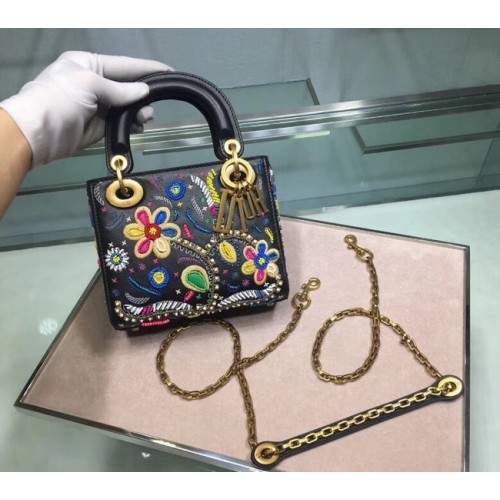 MINI LADY DIOR VYŠÍVANÁ KABELA M0598CRMH-2