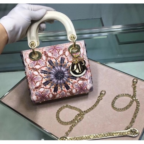 MINI LADY DIOR VYŠÍVANÁ KABELA M0598CRMH-4
