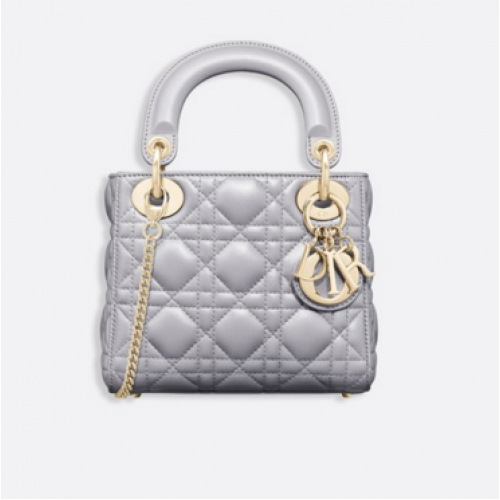 MINI LADY DIOR-TAS VAN LAMSLEER M15P šedá