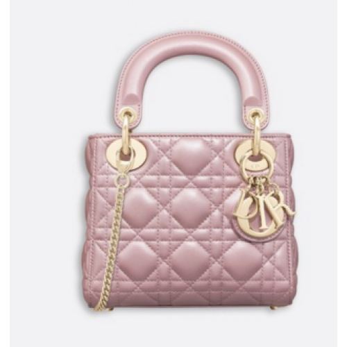 MINI LADY DIOR-TAS VAN LAMSLEER M15P růžová