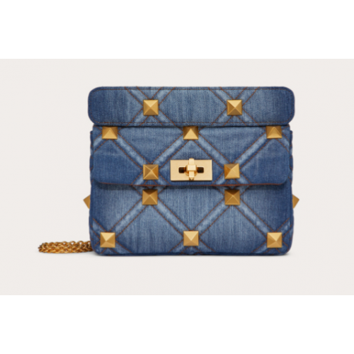 Střední řetízek VALENTINO ŘÍMSKÉ PĚVKY Denim XW0B0I82H