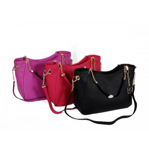 Cestovní taška Michael Kors Jet Set z kůže s hrubou strukturou MK8706