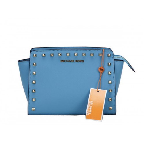 Kabelka přes rameno Michael Kors MK1869 Royal Blue Mini Selma