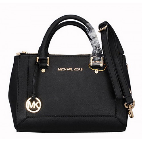 Michael Kors Selma malá saffiano kožená taška MK8705 černá