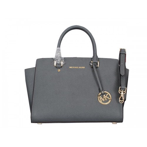 Kabelka Michael Kors Selma Top-Zip Satchel 8700 šedá