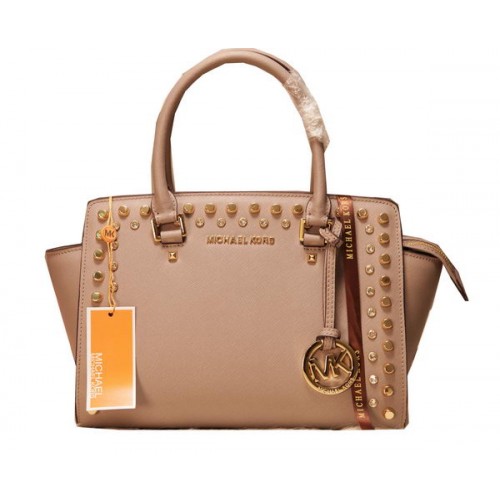 Michael Kors Selma Top-Zip Satchel Bag MK1887 Šedá