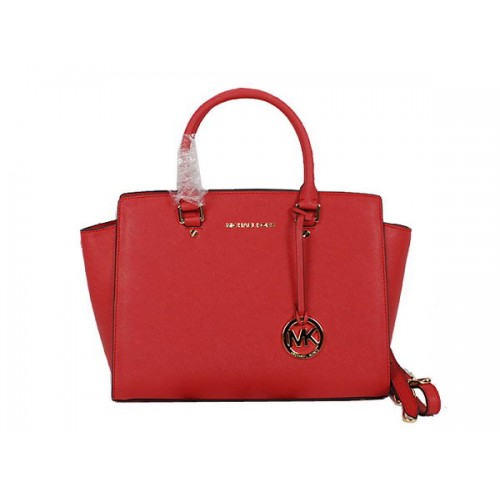 Michael Kors Selma Top-Zip Satchel Bag MK8700 Červená