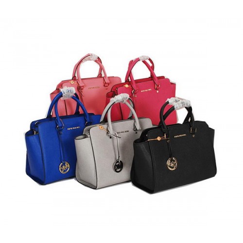 Michael Kors Selma Top-Zip Satchel Bag Original Leather MK6279