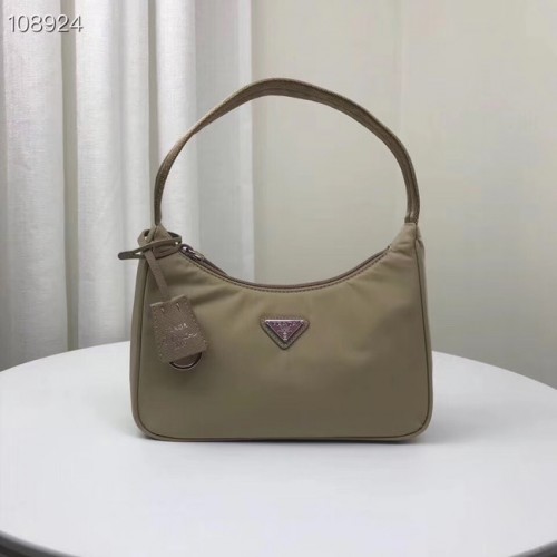 Prada Re-Edition 2000 nylonová mini kabelka 1NE515 khaki