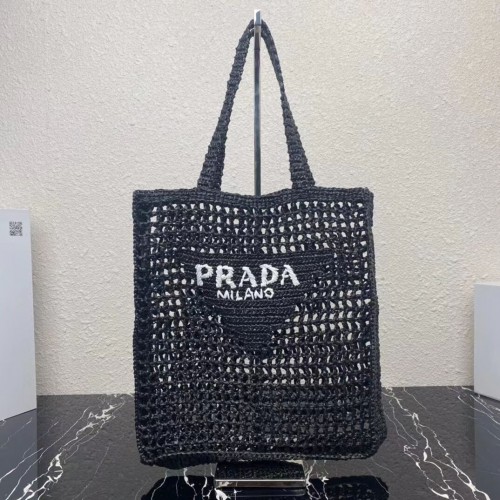 Prada Raffia taška 1CH393 černá