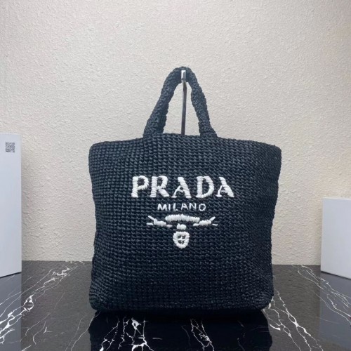 Prada Raffia taška 1NE229 černá