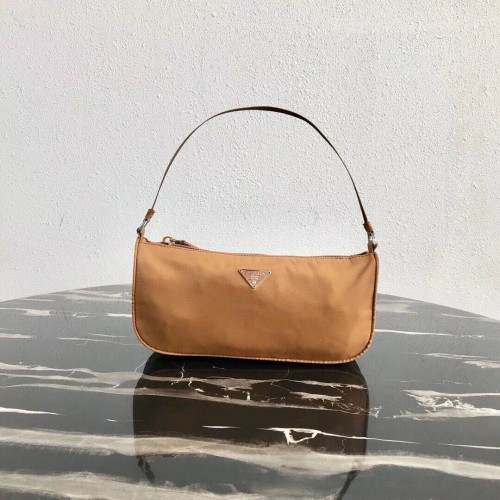 Prada Re-Edition nylonová taška Tote 1N1419 hnědá