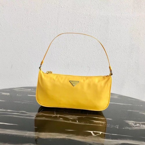 Prada Re-Edition nylonová taška Tote 1N1419 žlutá