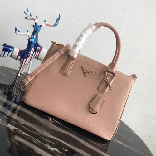 Prada Saffiano Original Leather Tote Bag 1BA1801 Světle růžová