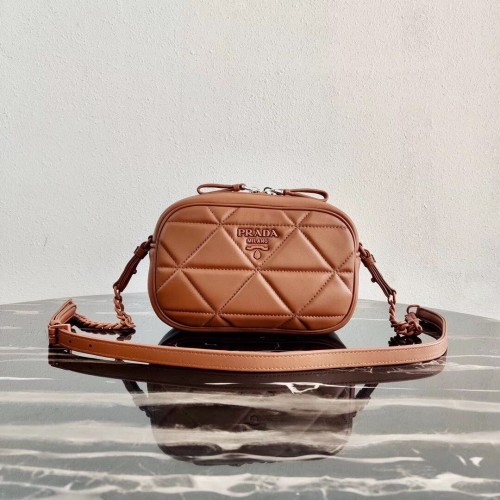 Kabelka přes rameno Prada Spectrum 1BH141 Camel