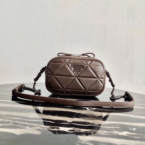 Prada Spectrum kabelka přes rameno 1BH141 hnědá