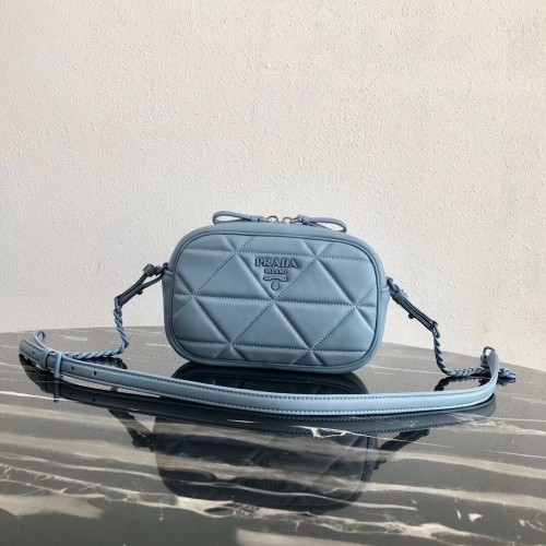 Prada Spectrum kabelka přes rameno 1BH141 světle modrá