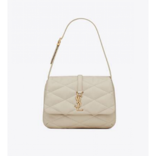 Kabelka přes rameno Saint Lauren Le 57 Hobo z prošívané jehněčí kůže 698567 Antique Vintage