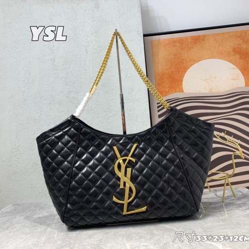 KOŽENÁ KAŠE SAINT LAURENT Y203531 ČERNÁ