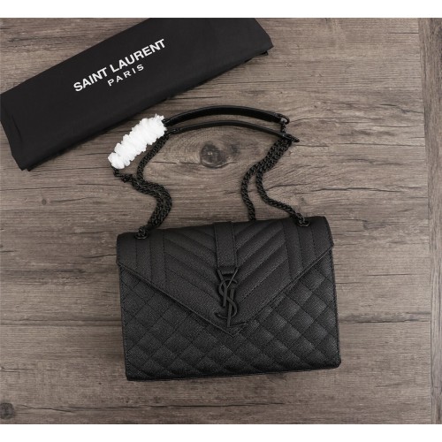 SAINT LAURENT Střední brašna 487206 černá