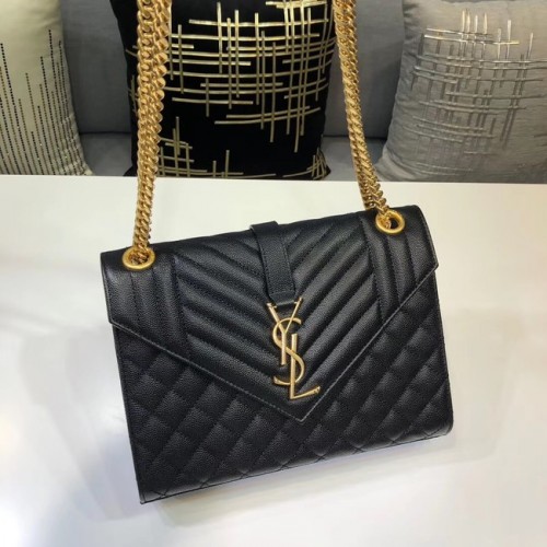 SAINT LAURENT Střední brašna 487206 černá