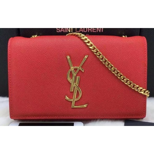 Kabelka přes rameno SAINT LAURENT Monogramme 311218 červená