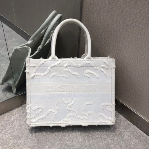 MALÁ DIOR KNIHOVNA TOTE Vyšívaná M1296-5
