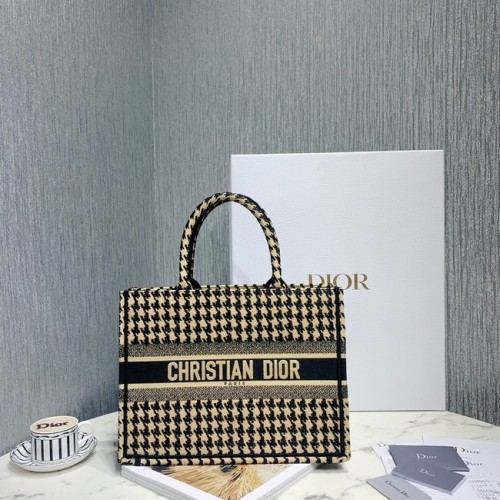 MALÁ DIOR KNIHOVNA TOTE Vyšívaná M1296-8