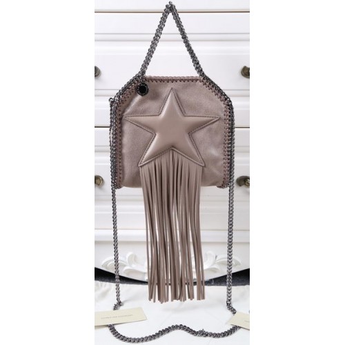 Kabelka Stella McCartney Falabella Fringed Star Mini Tote SM8855 Khaki