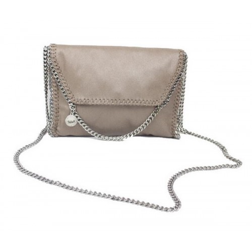 Stella McCartney Falabella khaki PVC kabelka crossbody 875 stříbrná