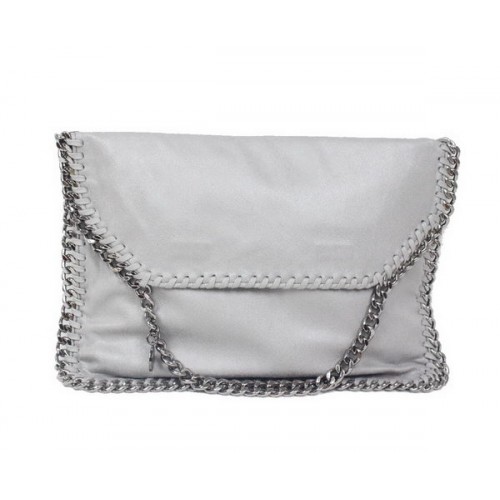 Kabelka přes rameno Stella McCartney Falabella z PVC 876 šedá