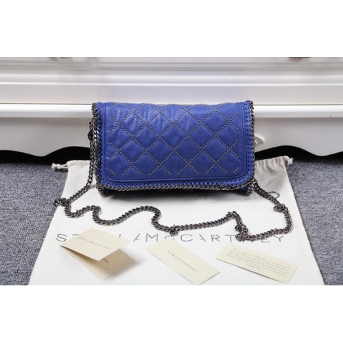 Kabelka přes rameno Stella McCartney Falabella z PVC SMC882 královská modrá