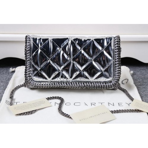 Kabelka přes rameno Stella McCartney Falabella z PVC SMC882 stříbrná