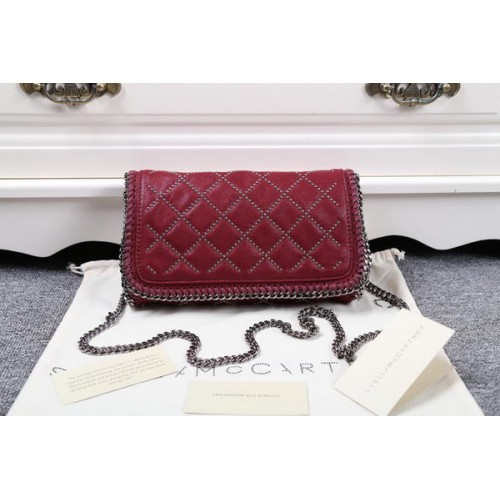 Kabelka přes rameno Stella McCartney Falabella z PVC SMC882 vínová