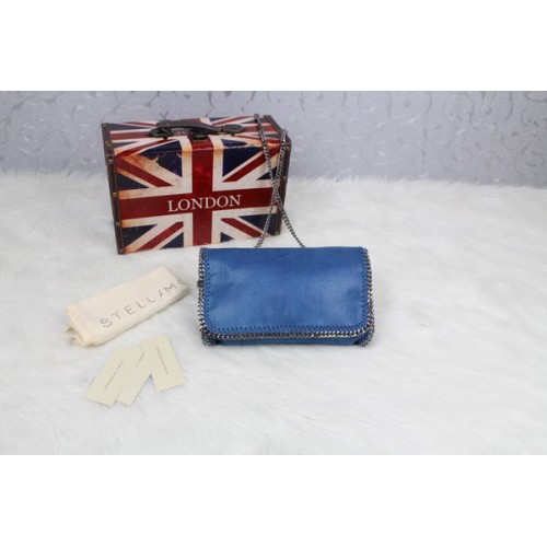 Kabelka přes tělo Stella McCartney Falabella z PVC SM829 modrá