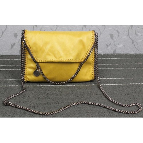 Kabelka přes tělo Stella McCartney Falabella z PVC SM875 žlutá