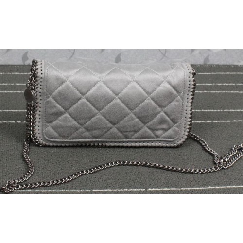 Kabelka přes rameno Stella McCartney Falabella z PVC SM882 šedá