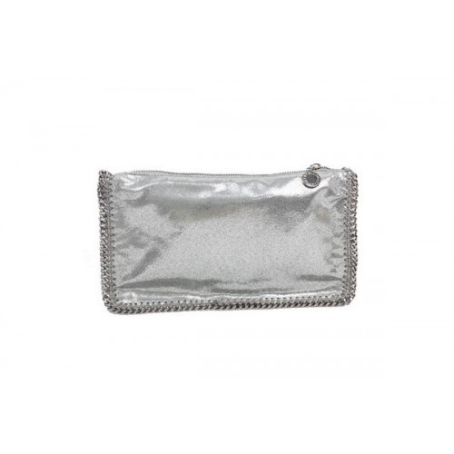 Stříbrná kabelka Stella McCartney Falabella z PVC, velikost 865