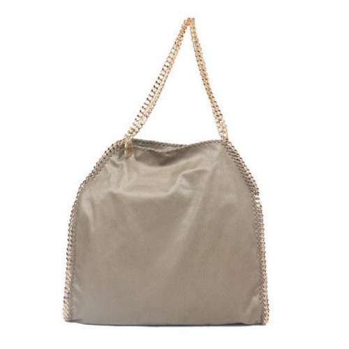 Kabelka Stella McCartney Falabella z PVC skládací tašky 811 khaki