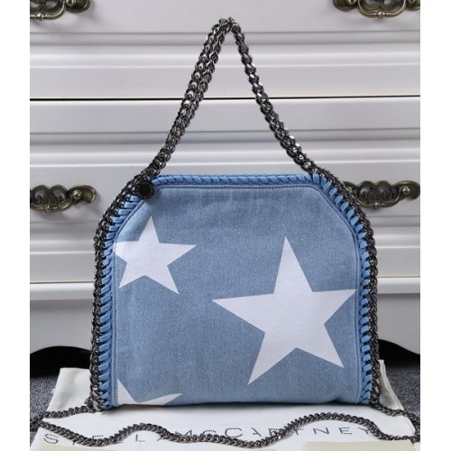 Malá kabelka Stella McCartney Falabella SM886 modrá