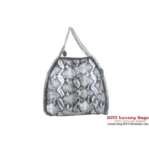 Stella McCartney Falabella Snake PVC Fold Over Tote Bag 809 Šedá