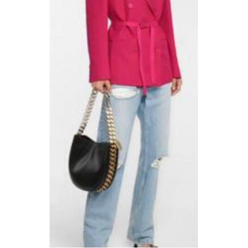 Originální kožená kabelka Stella McCartney SM8269 černá