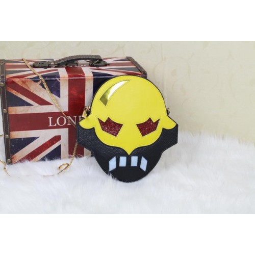 Kabelka Stella McCartney SUPERSTELLAHEROES CROSS BODY 892 černá a žlutá