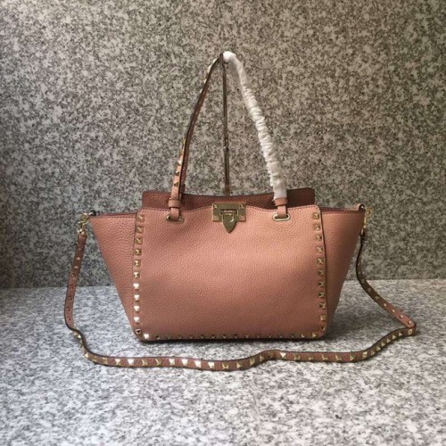 VALENTINO Rockstud střední kabelka 0972 růžová