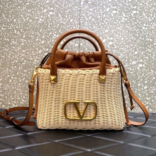 VALENTINO Taška Tote 7040 Hnědá