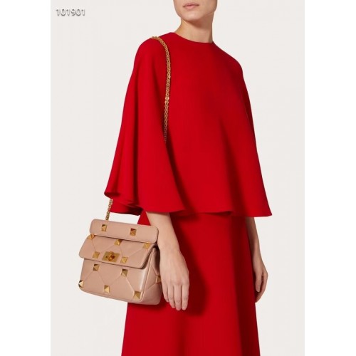 Valentino Mini Garavan Roman Stud V2061 růžová