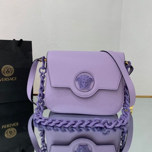 Versace Original Medium Telecí Kožená Kabelka FS1067 Levandulová